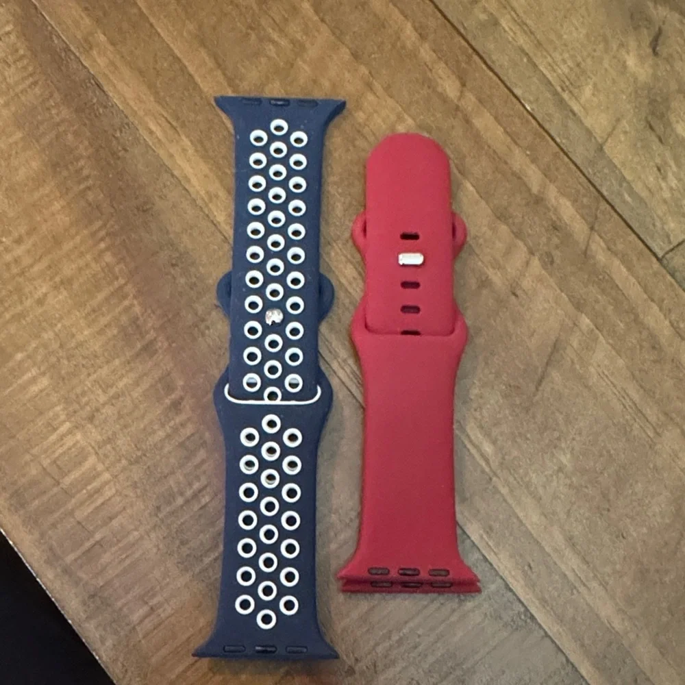 Smartwatch Band Set - Maroon & Navy Blue size S/M.